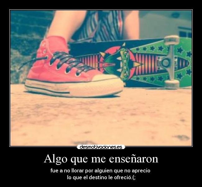 Algo que me enseñaron -