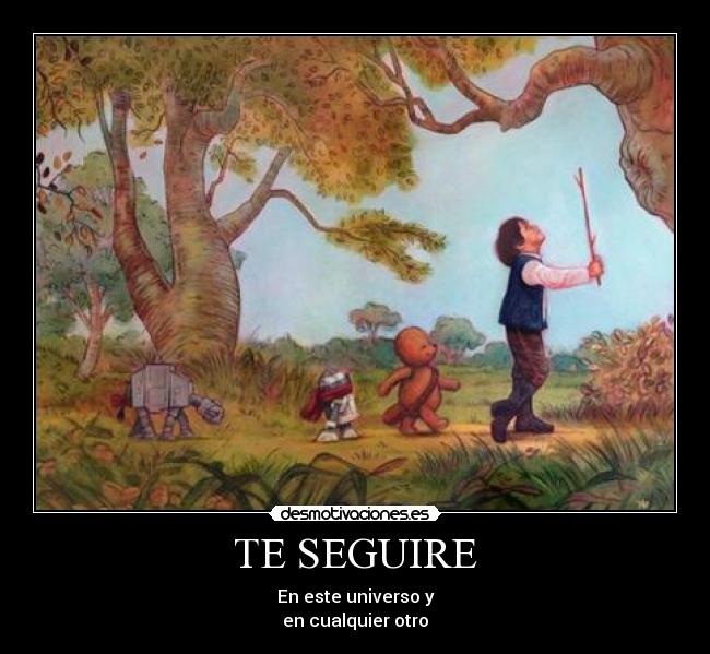 TE SEGUIRE - En este universo y
en cualquier otro