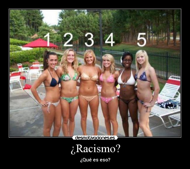 ¿Racismo? -