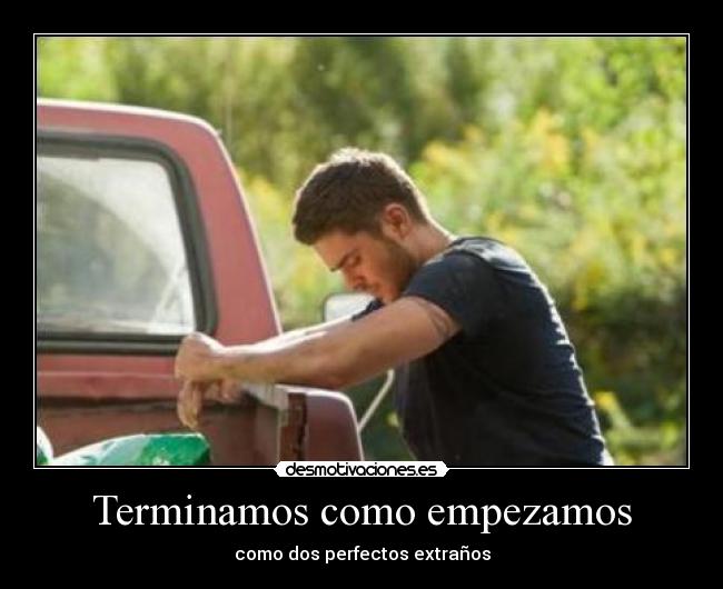 Terminamos como empezamos -