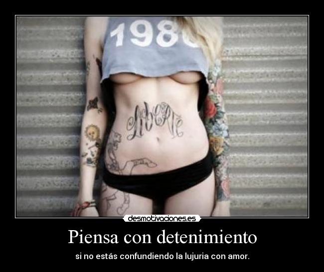 Piensa con detenimiento - 