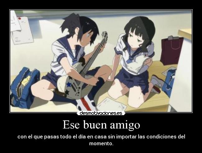 Ese buen amigo - con el que pasas todo el día en casa sin importar las condiciones del momento.