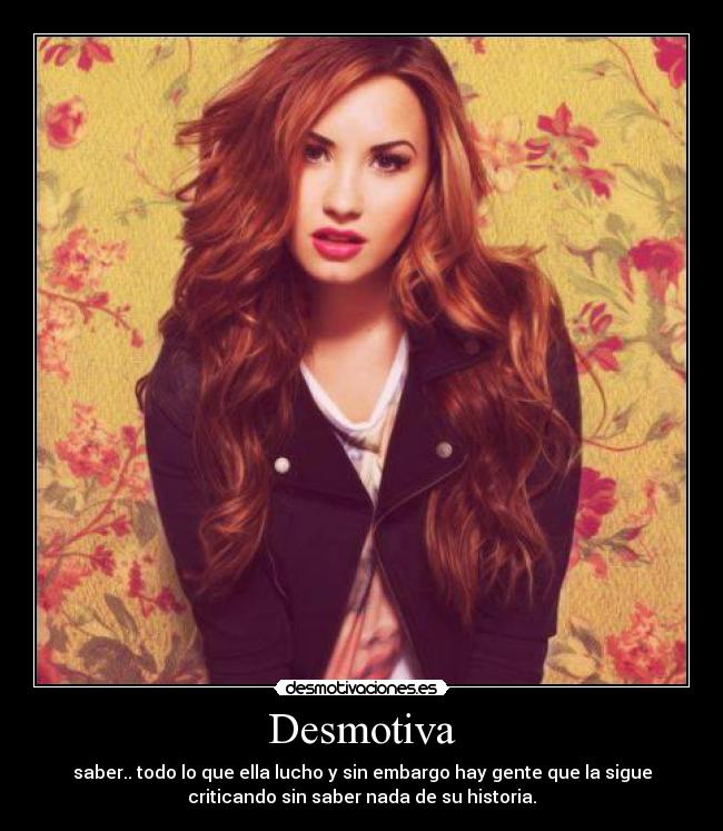 carteles demi lovato desmotivaciones