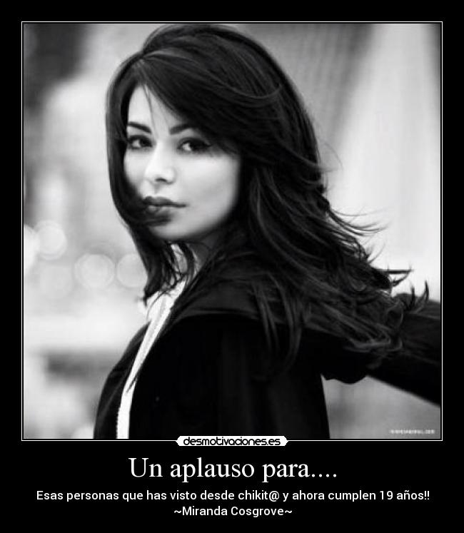 carteles miranda cosgrove anos desmotivaciones