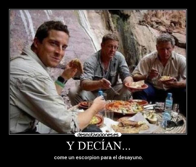 Y DECÍAN... - 