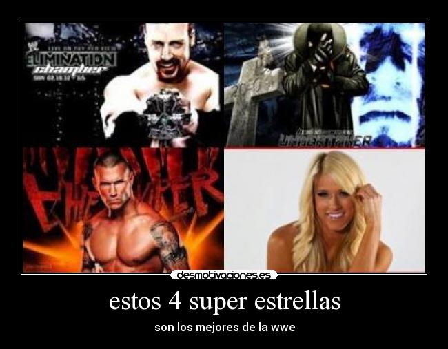 estos 4 super estrellas -