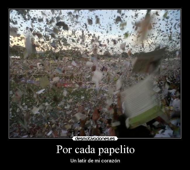 Por cada papelito - 