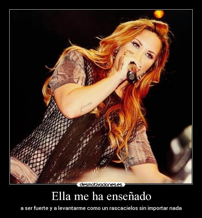 carteles demi lovato genia idola disney cantar musica desmotivaciones