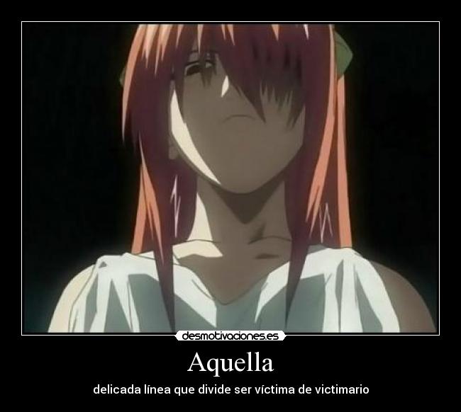 Aquella - delicada línea que divide ser víctima de victimario