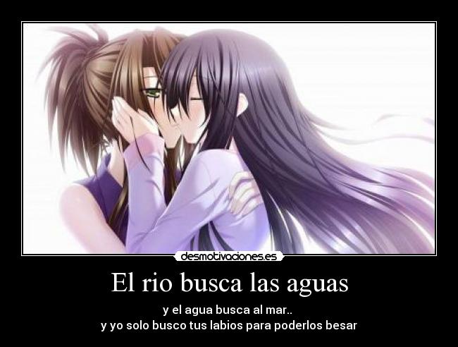 El rio busca las aguas -