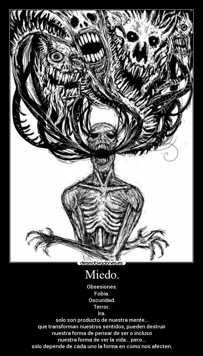 Miedo. -