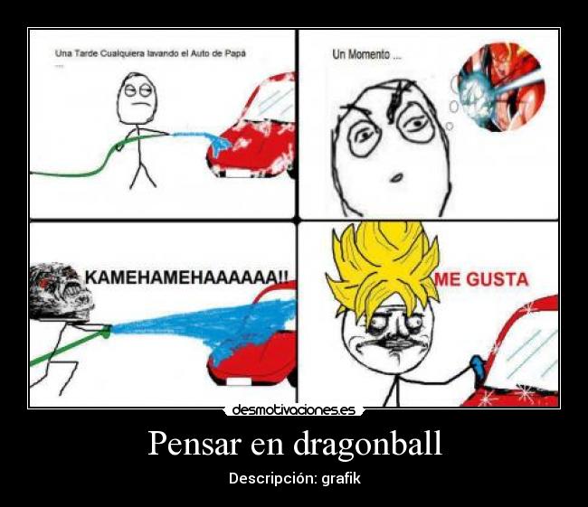 Pensar en dragonball - Descripción: grafik