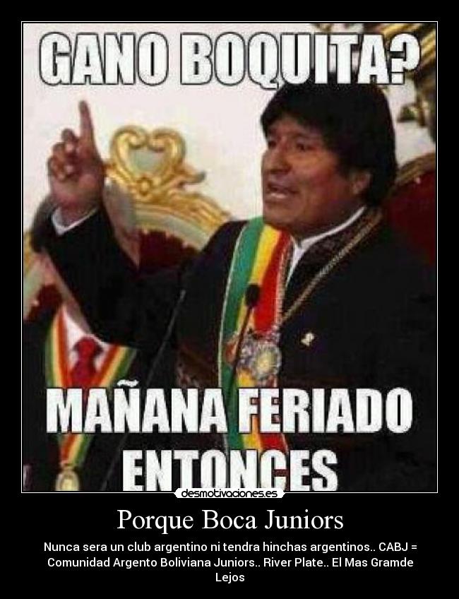 carteles comunidad argento boliviana juniors desmotivaciones