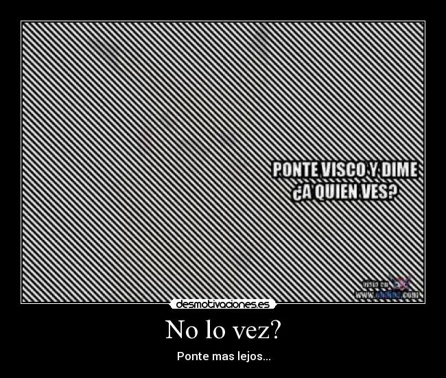 No lo vez? - 