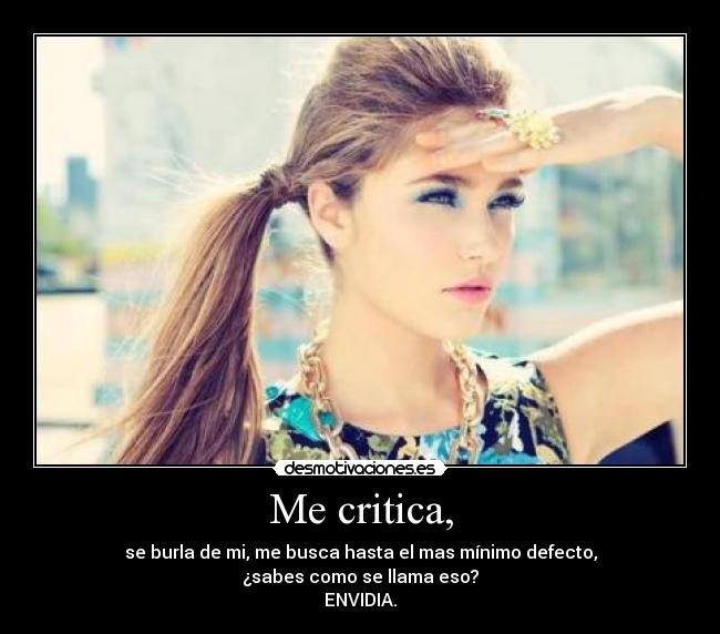 Me critica, - 