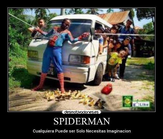 SPIDERMAN - Cualquiera Puede ser Solo Necesitas Imaginacion