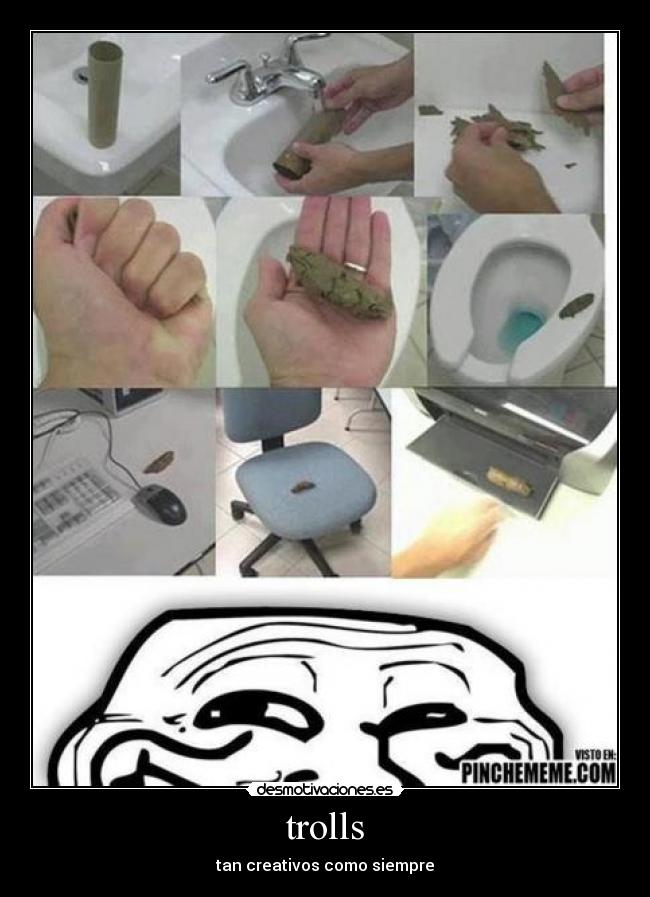 carteles dedicado todos los trolls especia hermano desmotivaciones