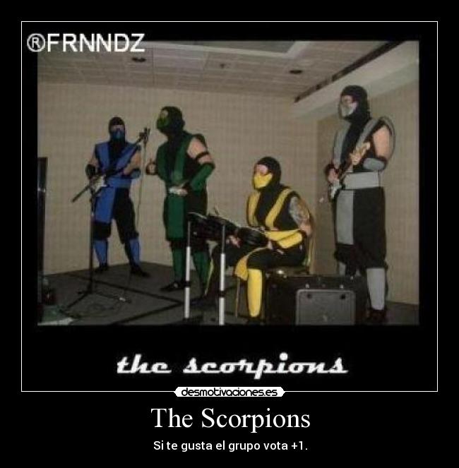 The Scorpions - Si te gusta el grupo vota +1.