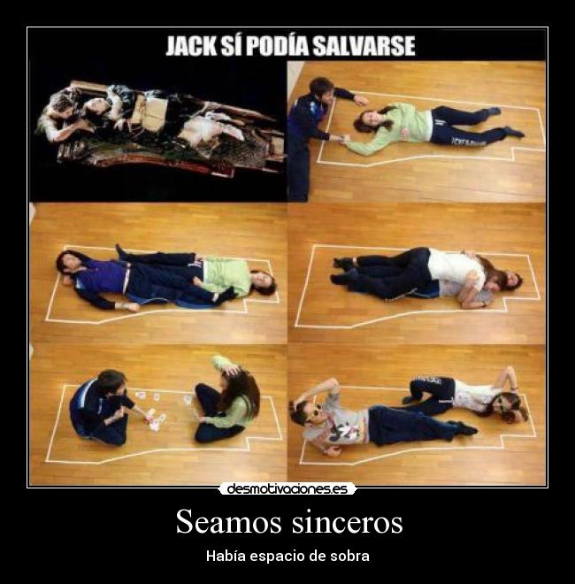 Seamos sinceros - Había espacio de sobra