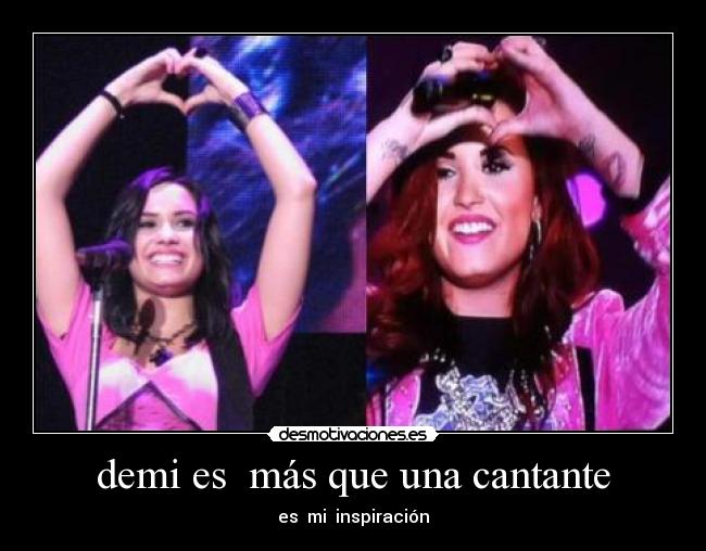 demi es más que una cantante -