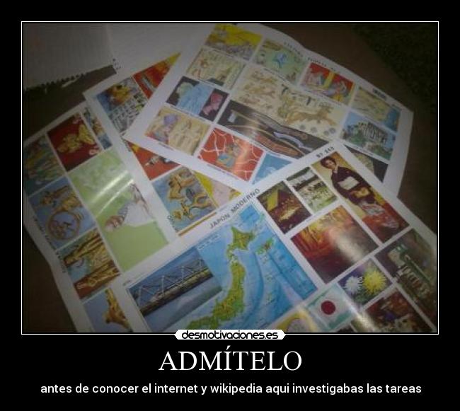 ADMÍTELO - antes de conocer el internet y wikipedia aqui investigabas las tareas