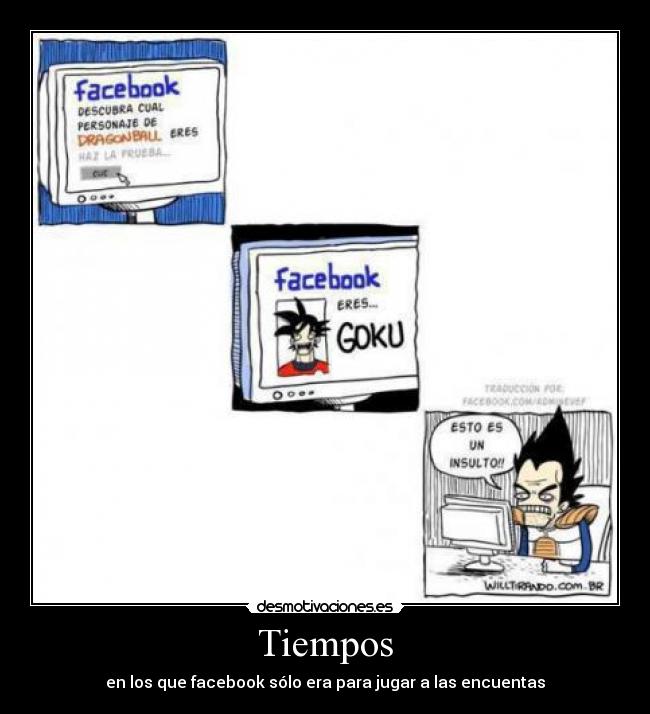 Tiempos - en los que facebook sólo era para jugar a las encuentas