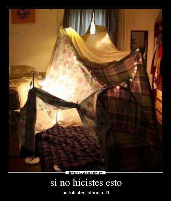 si no hicistes esto -