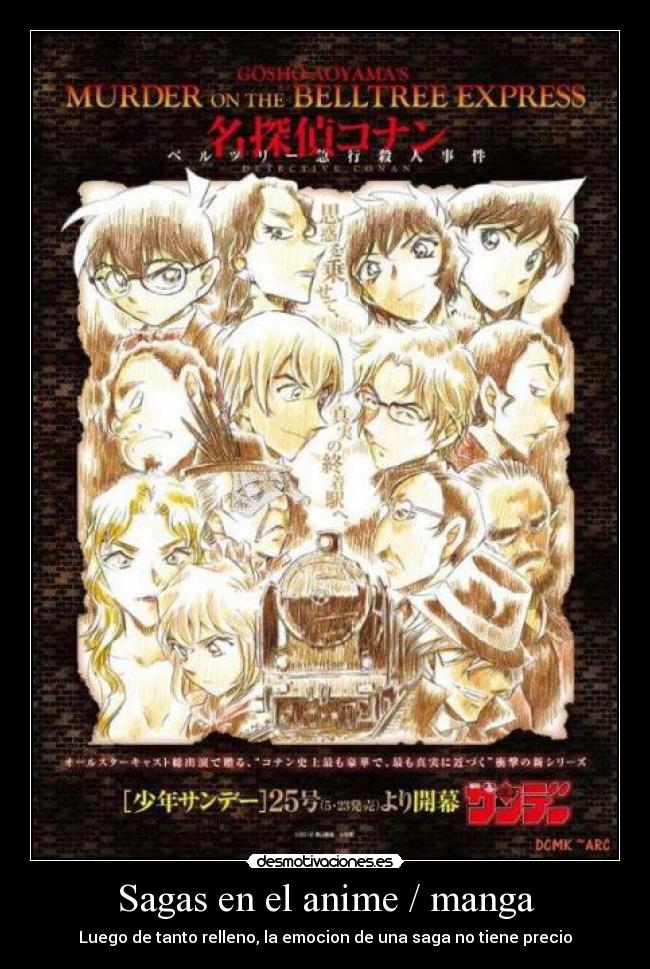 Sagas en el anime / manga - 