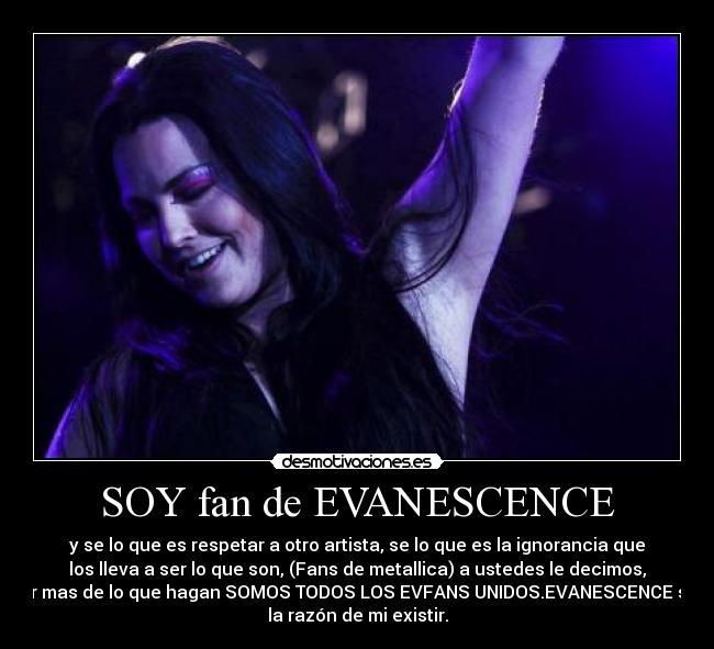 SOY fan de EVANESCENCE - 