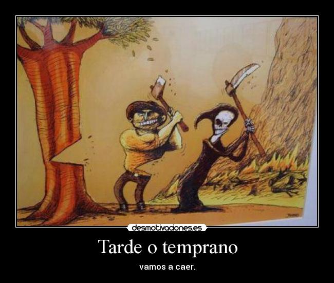 carteles arbol muerte desmotivaciones