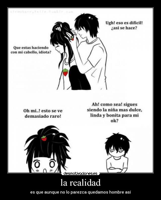 carteles anime realidad desmotivaciones