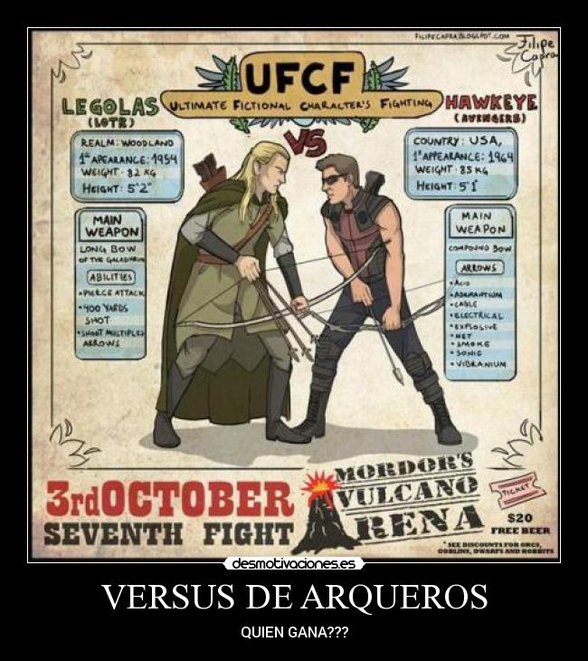 VERSUS DE ARQUEROS - QUIEN GANA???