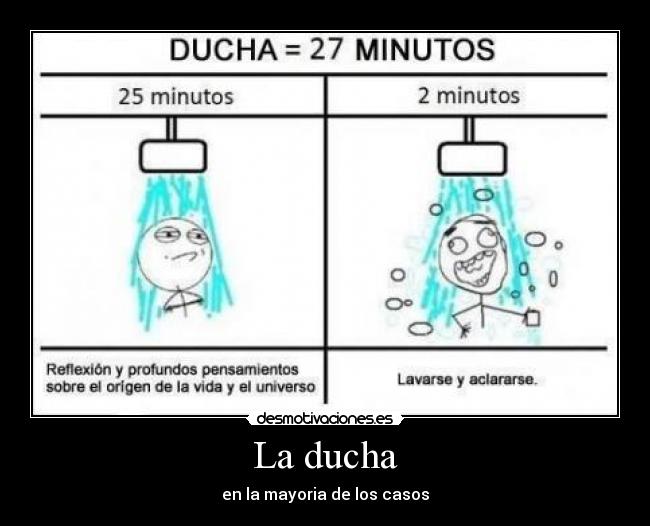 La ducha -