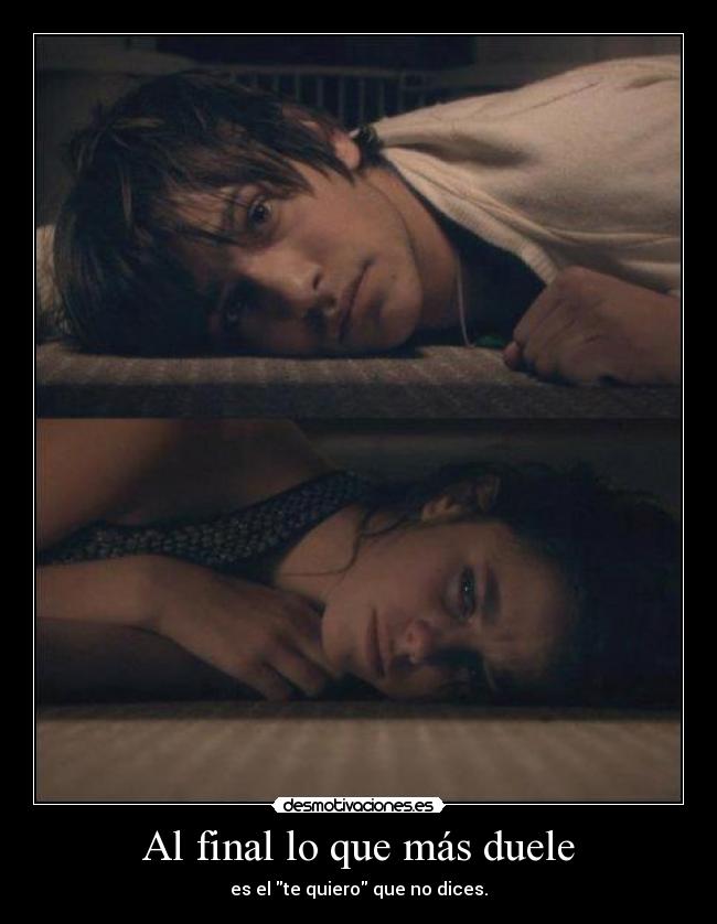 Al final lo que más duele - 