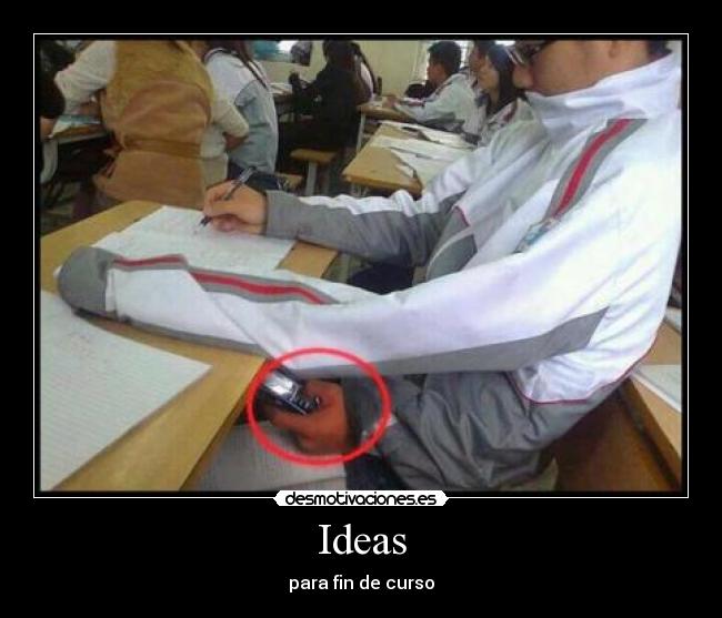 Ideas - para fin de curso