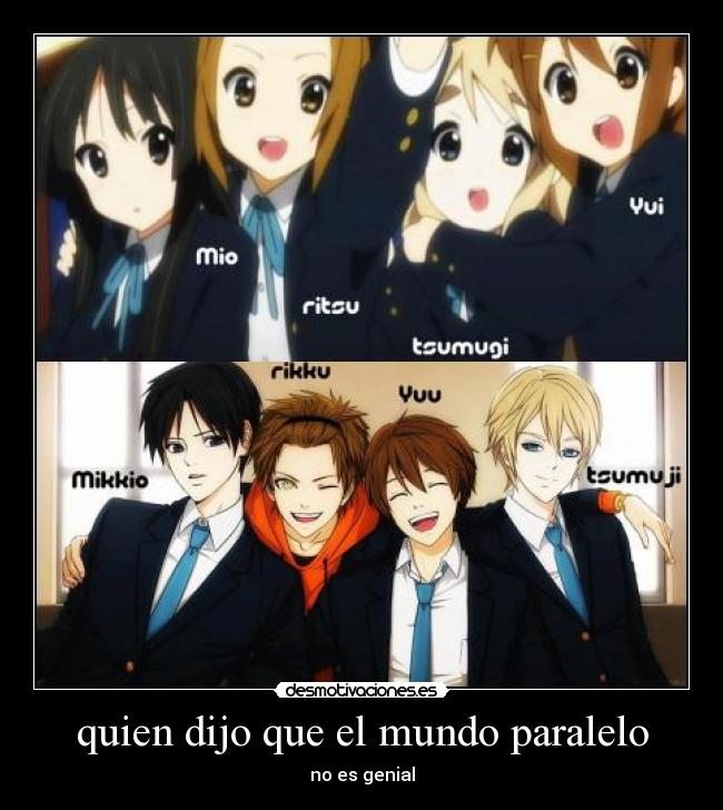 quien dijo que el mundo paralelo - no es genial