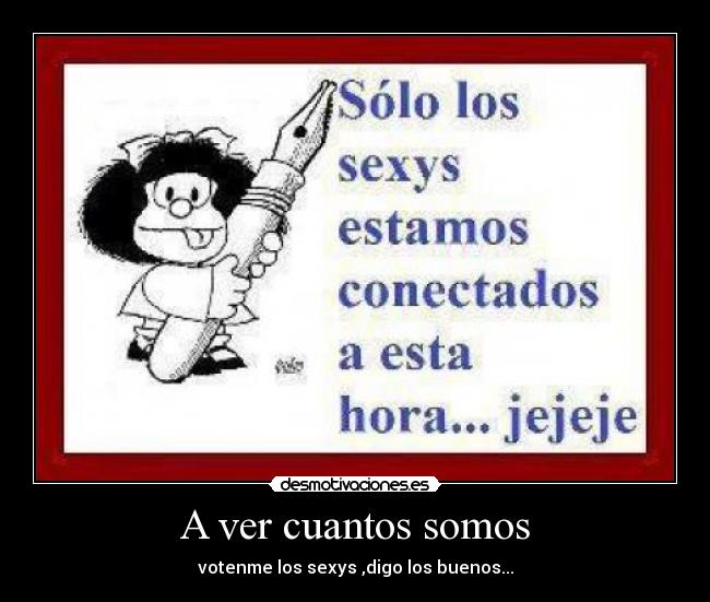 A ver cuantos somos - 