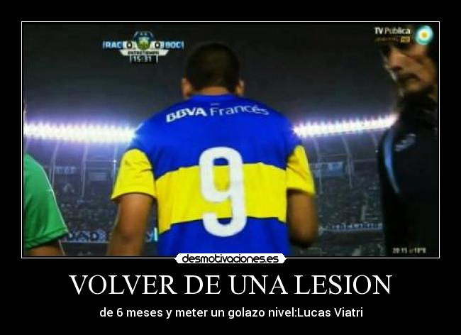 VOLVER DE UNA LESION - de 6 meses y meter un golazo nivel:Lucas Viatri