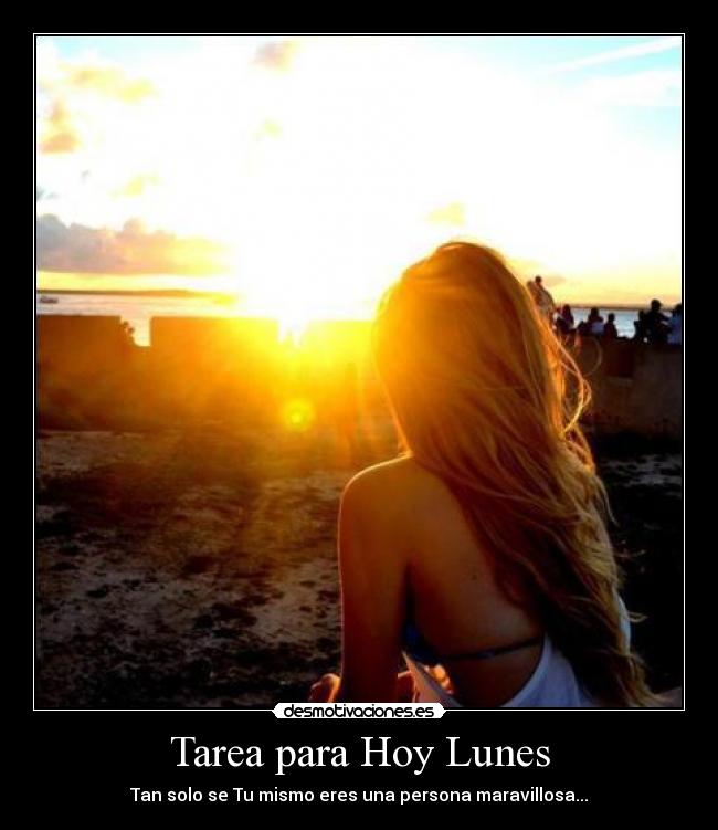 Tarea para Hoy Lunes -