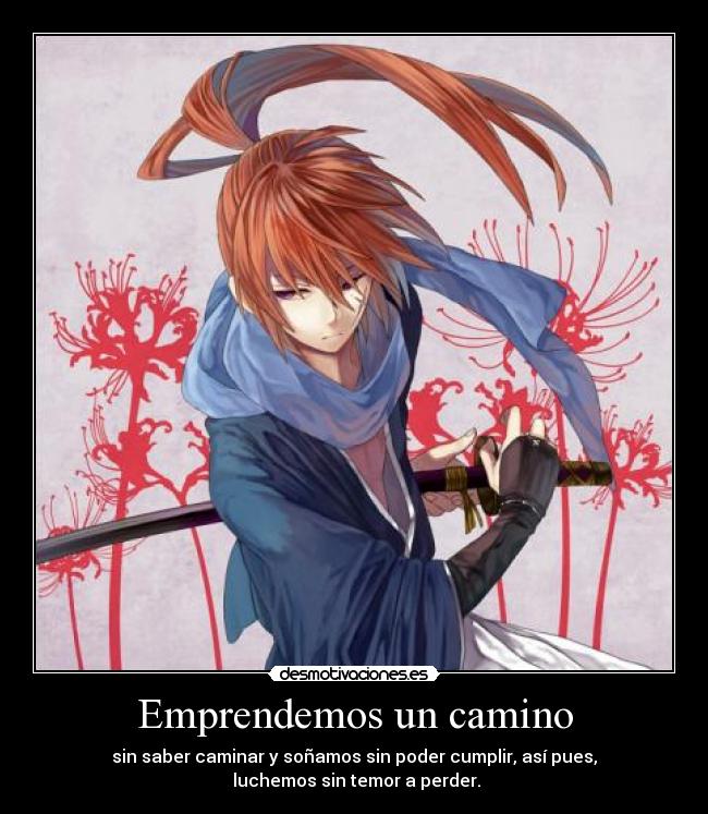 carteles rurouni kenshin himura harukaze desmotivaciones