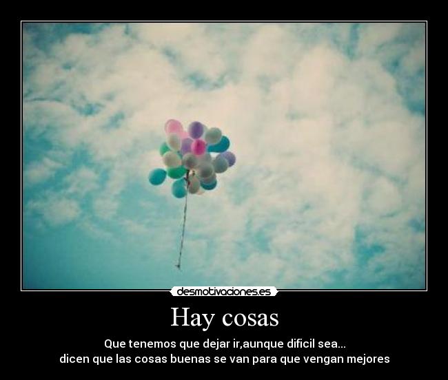 Hay cosas - 