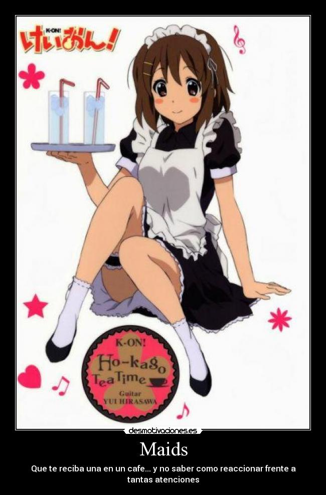 Maids - Que te reciba una en un cafe... y no saber como reaccionar frente a tantas atenciones