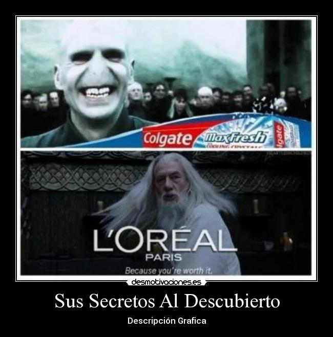 Sus Secretos Al Descubierto - Descripción Grafica