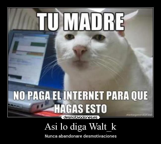 Asi lo diga Walt_k -