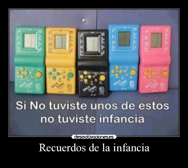 Recuerdos de la infancia -