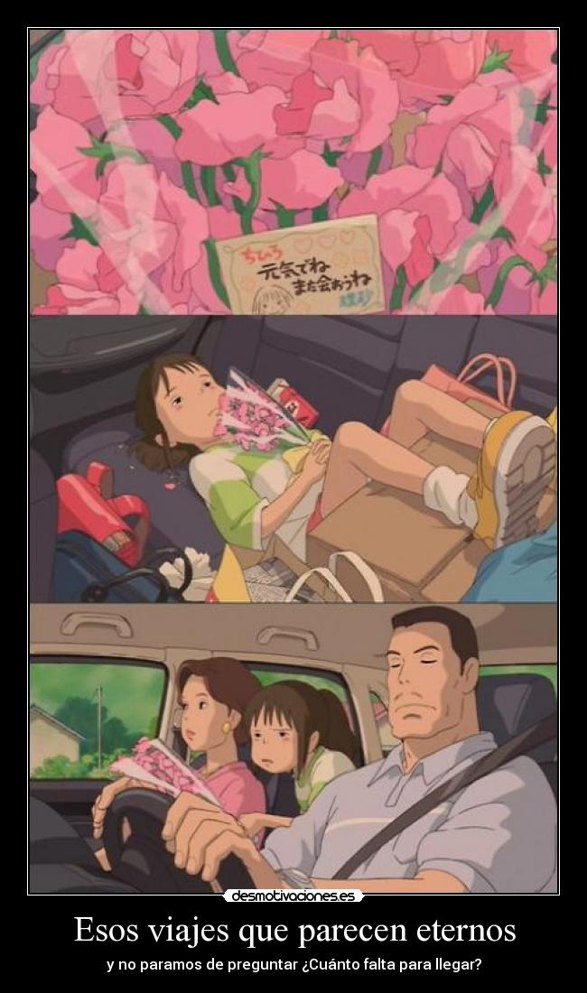 Esos viajes que parecen eternos - y no paramos de preguntar ¿Cuánto falta para llegar?