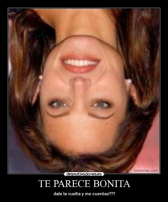 TE PARECE BONITA - dale la vuelta y me cuentas???