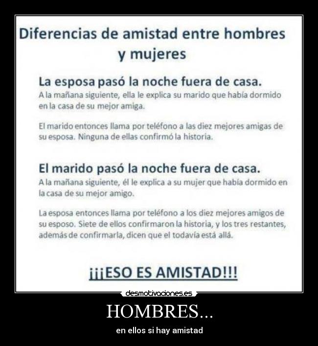HOMBRES... - 