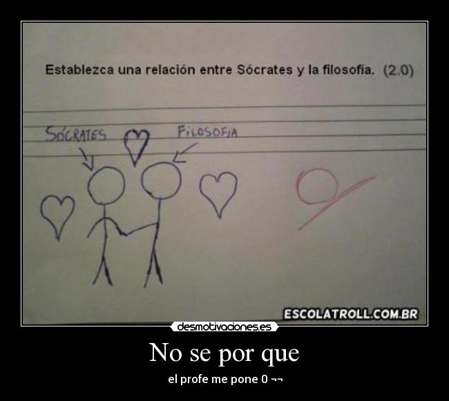 No se por que - el profe me pone 0 ¬¬