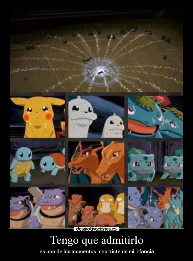 Tengo que admitirlo -